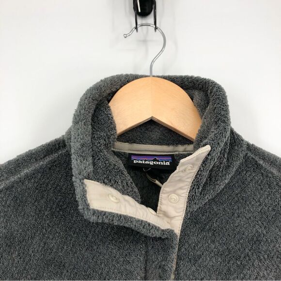 Patagonia Snap T Pullover Womens Small Gray Thermal Pro Fleece - Picture 4 of 11